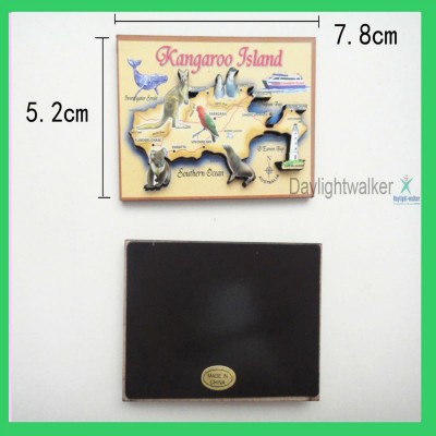 custom china magnet board/ OEM 3D Wood fridge magnet