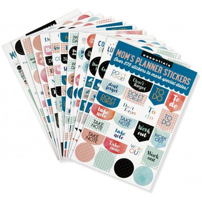 amazon high quality printing essentials calendar label Mom's planner sticker custom